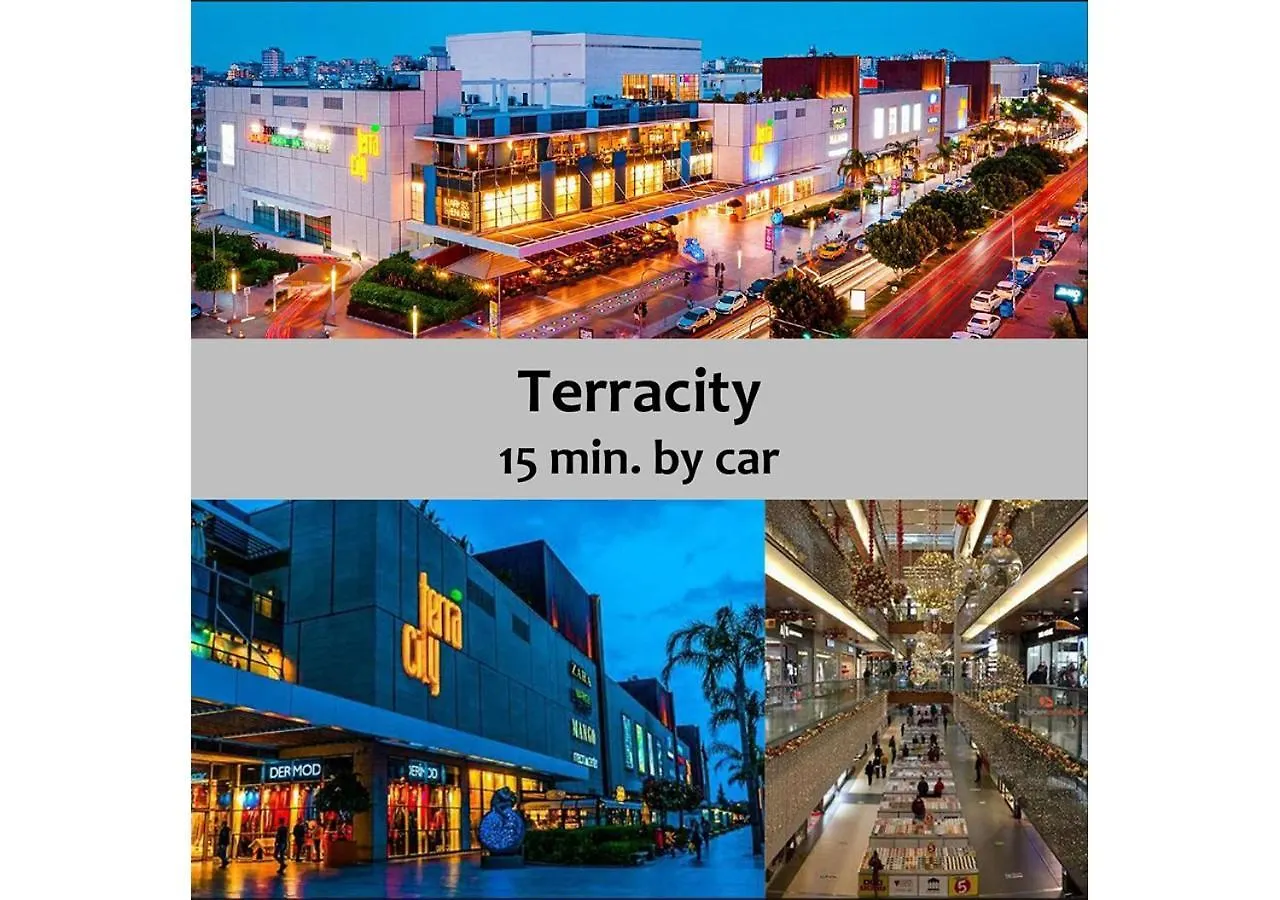 New Flat With Big Living Spaces 2-5 Near By Lara Beach 安塔利亚